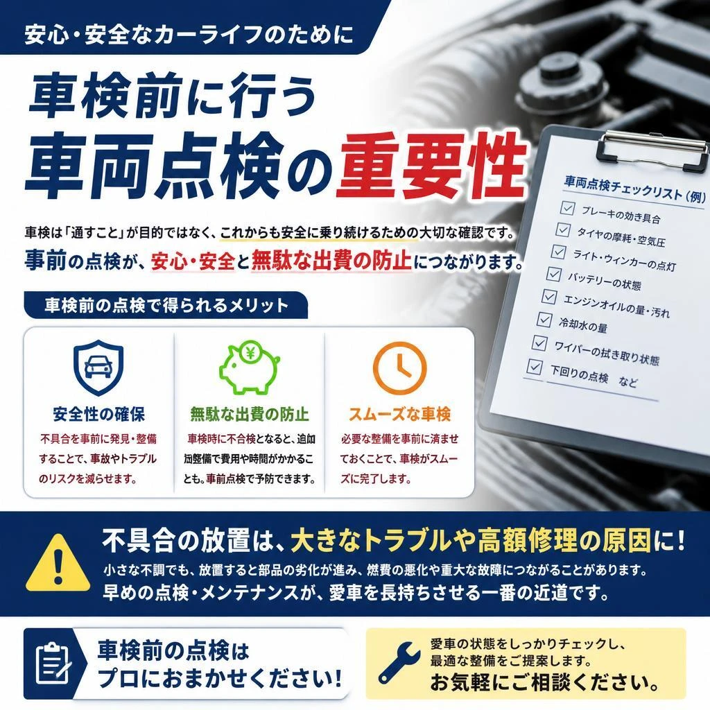 車両点検の重要性