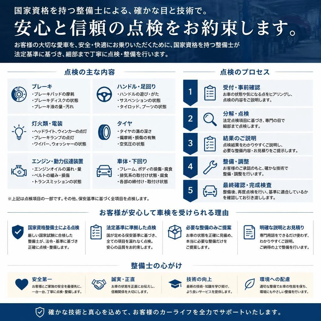 整備士に聞く、安全な運転のために