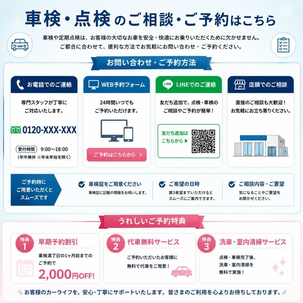 今すぐ問い合わせ・予約を！