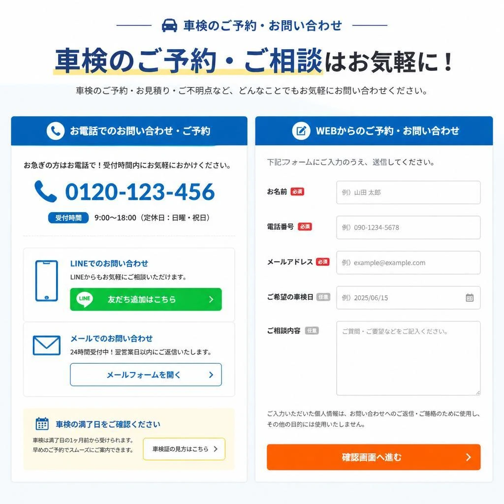 今すぐお問い合わせを！