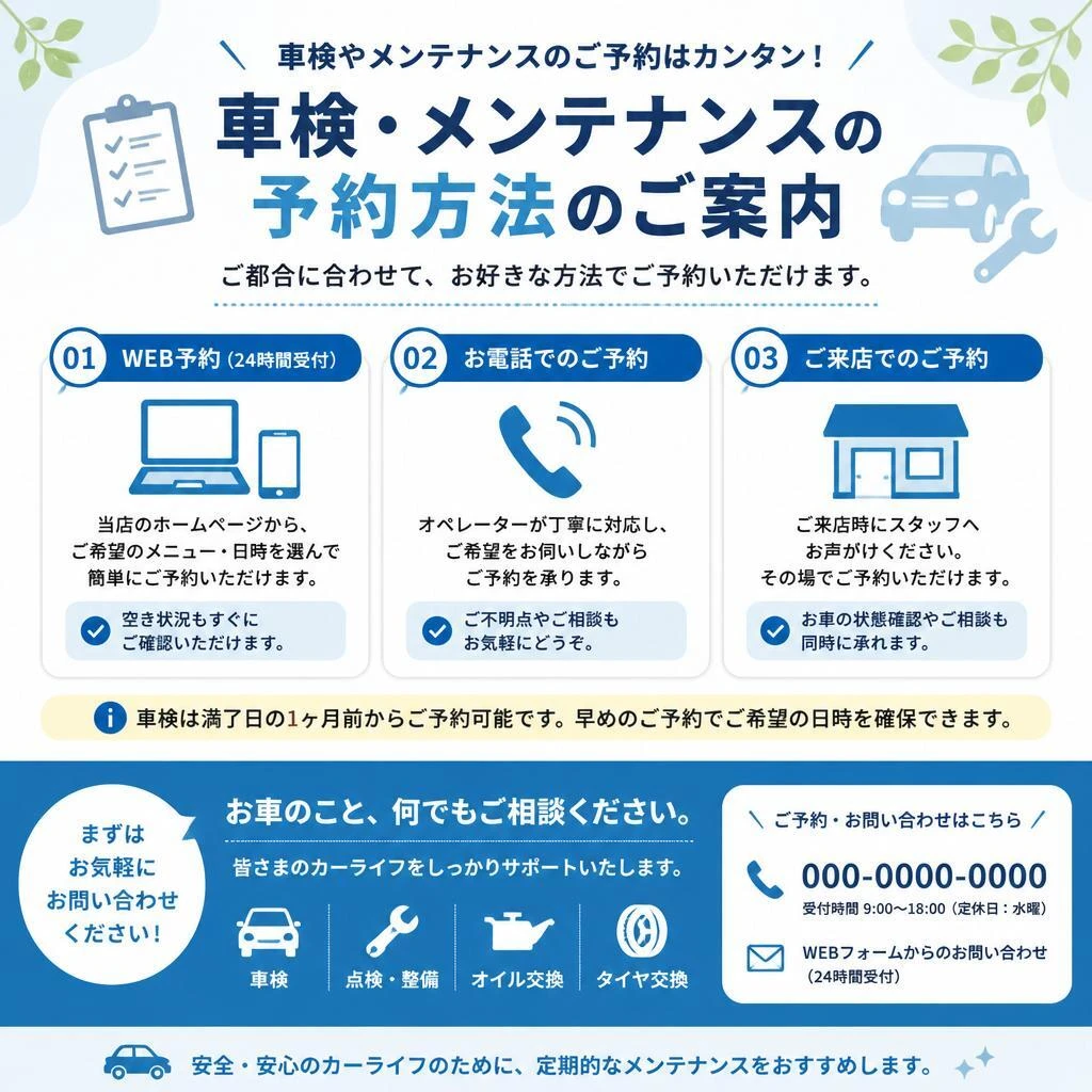 7. お問い合わせ・予約方法