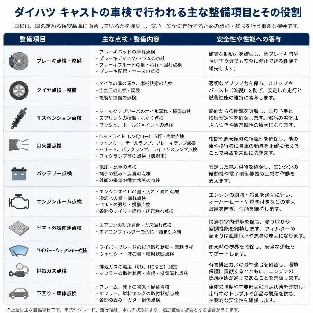 実際の整備内容とその必要性
