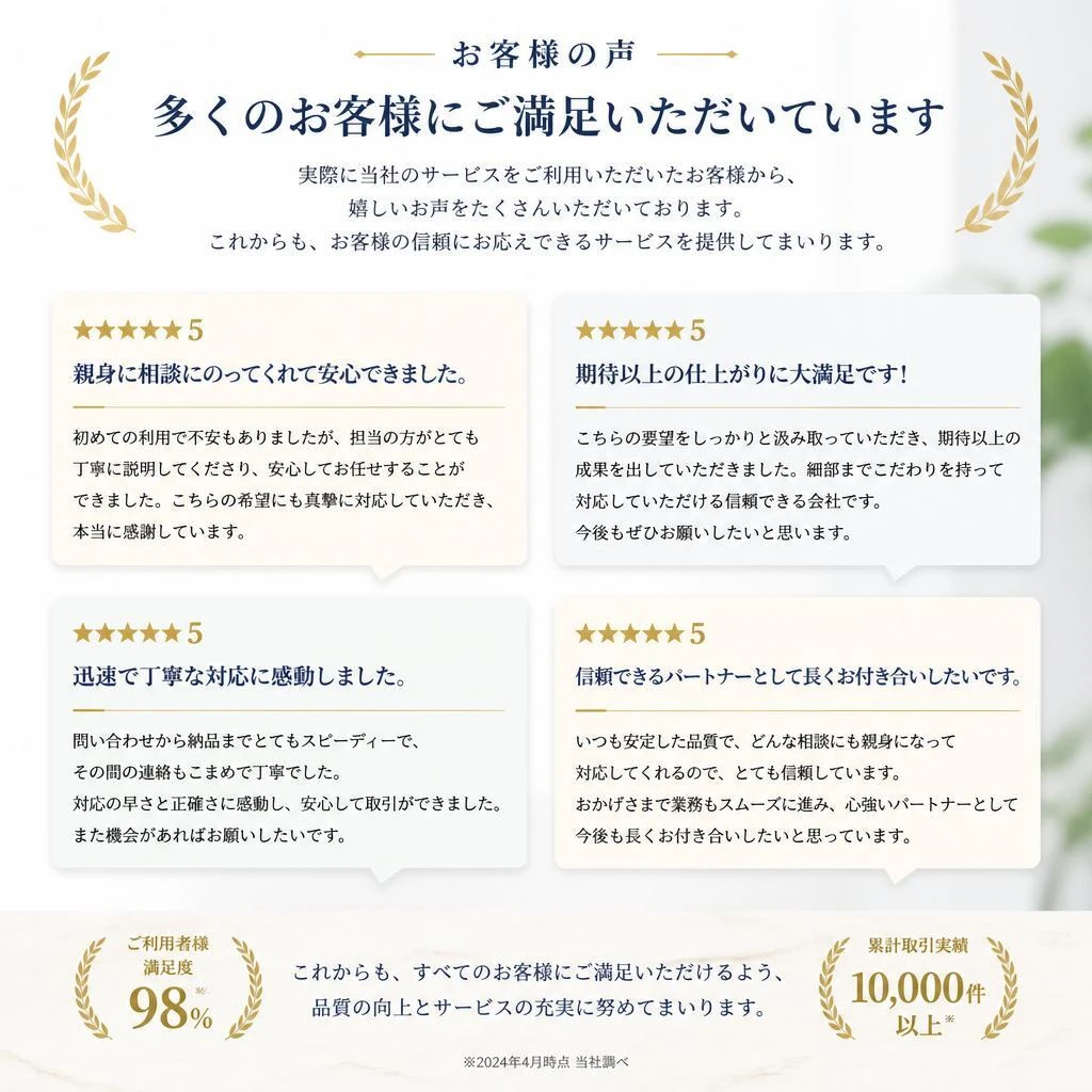 5. お客様の声