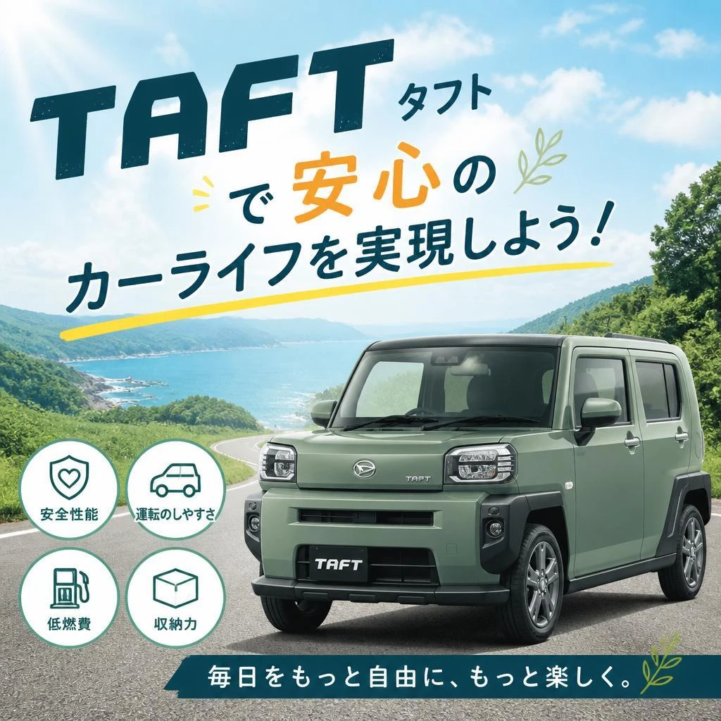 タフトで安心のカーライフを実現しよう！