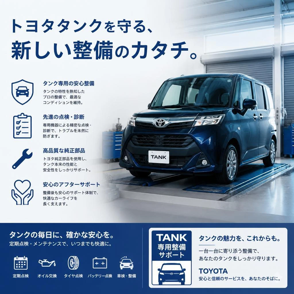 トヨタタンクを守る、新しい整備のカタチ。