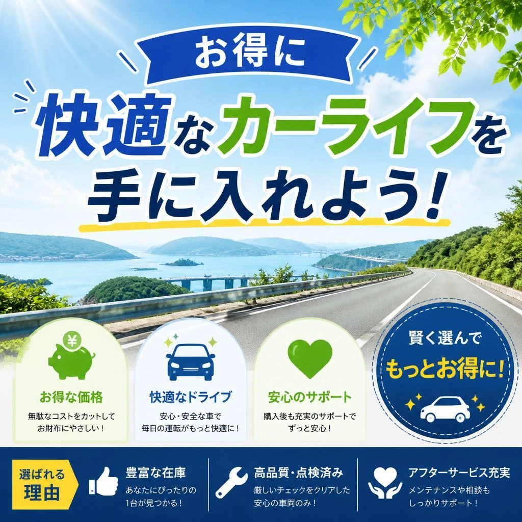 お得に快適なカーライフを手に入れよう！