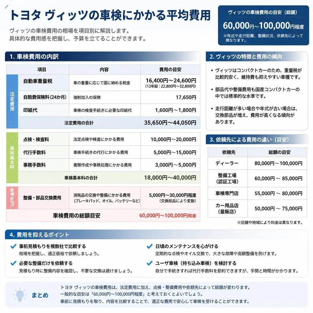 2. 車検費用の概要