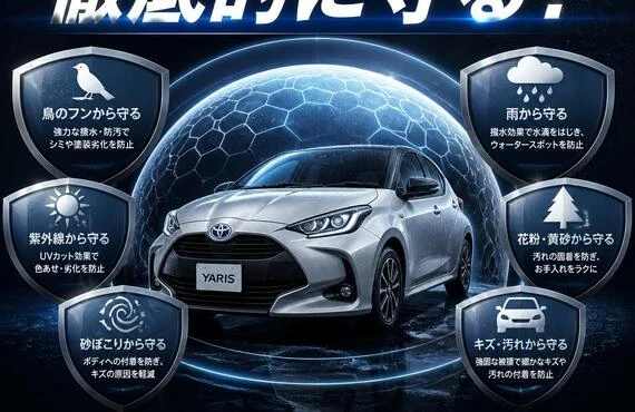 あなたのヤリスを徹底的に守る！