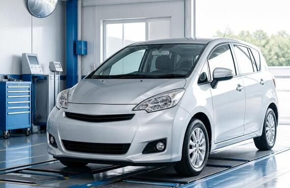 ラクティスの安心、安全を守る車検サービス