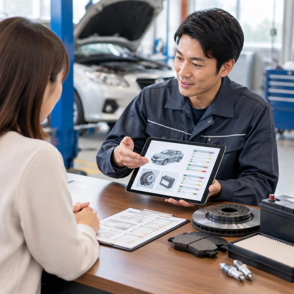 車検費用の不安に、見える説明と納得のご提案