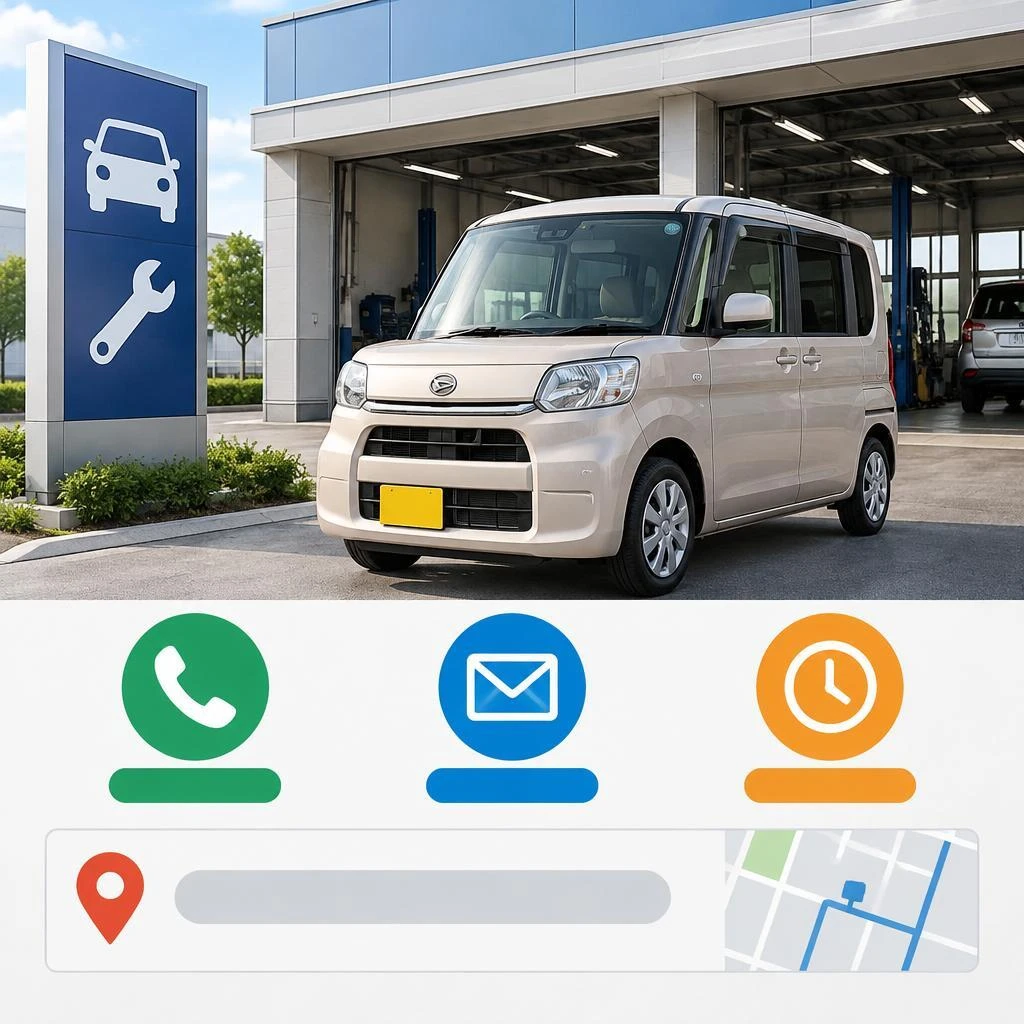 成田市周辺のタント車検は、三友自動車へお問い合わせください