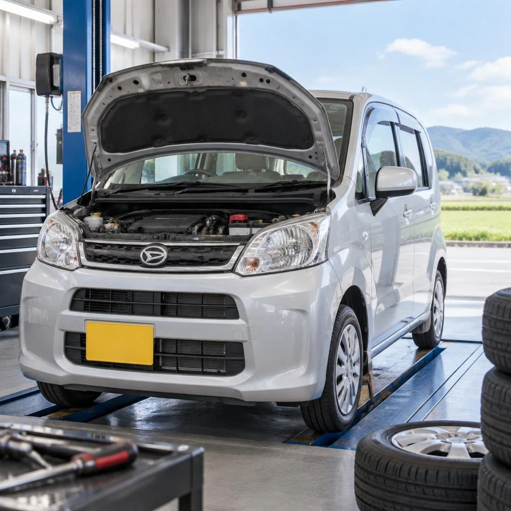 富里市周辺で、ダイハツ ムーヴの車検を安心に。確かな点検で、毎日の走りを支えます。